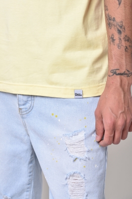 تیشرت آستین کوتاه یقه گرد بیسیک