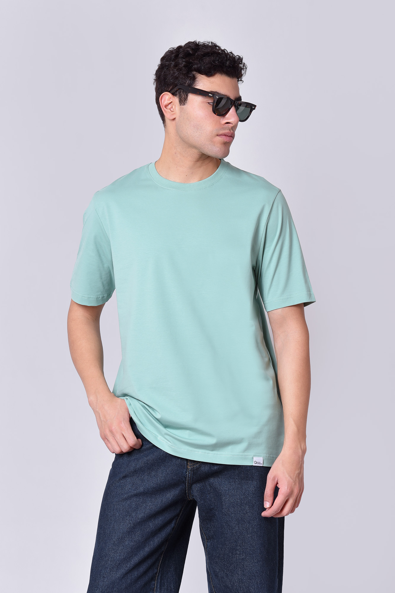 تیشرت آستین کوتاه یقه گرد بیسیک