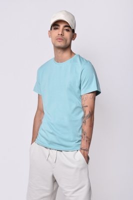 تیشرت آستین کوتاه یقه گرد بیسیک