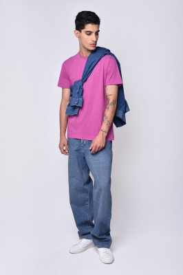 تیشرت آستین کوتاه یقه گرد بیسیک