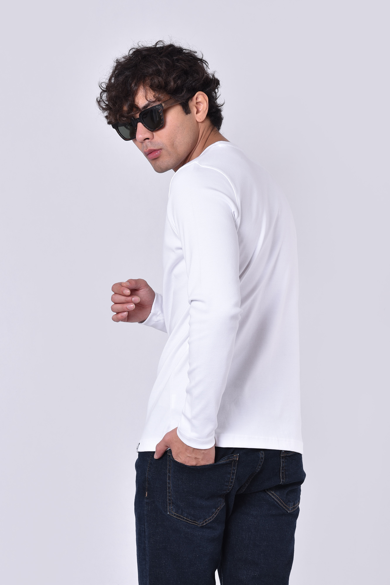 تیشرت آستین بلند مردانه بیسیک