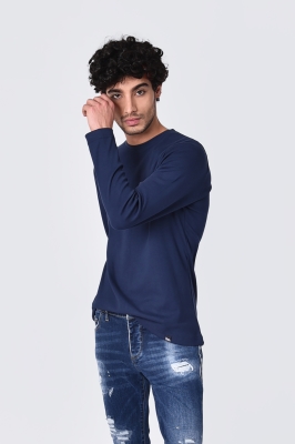 تیشرت آستین بلند یقه گرد