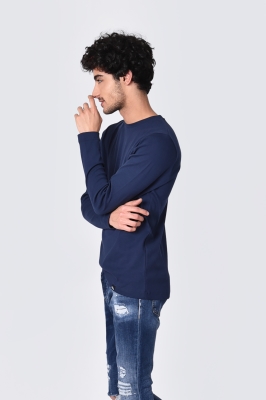 تیشرت آستین بلند یقه گرد