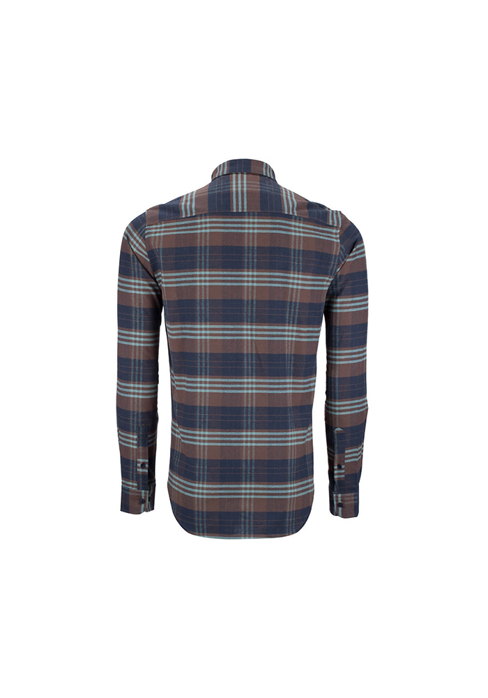 پیراهن چهارخونه درشت رگولار فیت