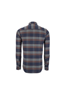 پیراهن چهارخونه درشت رگولار فیت