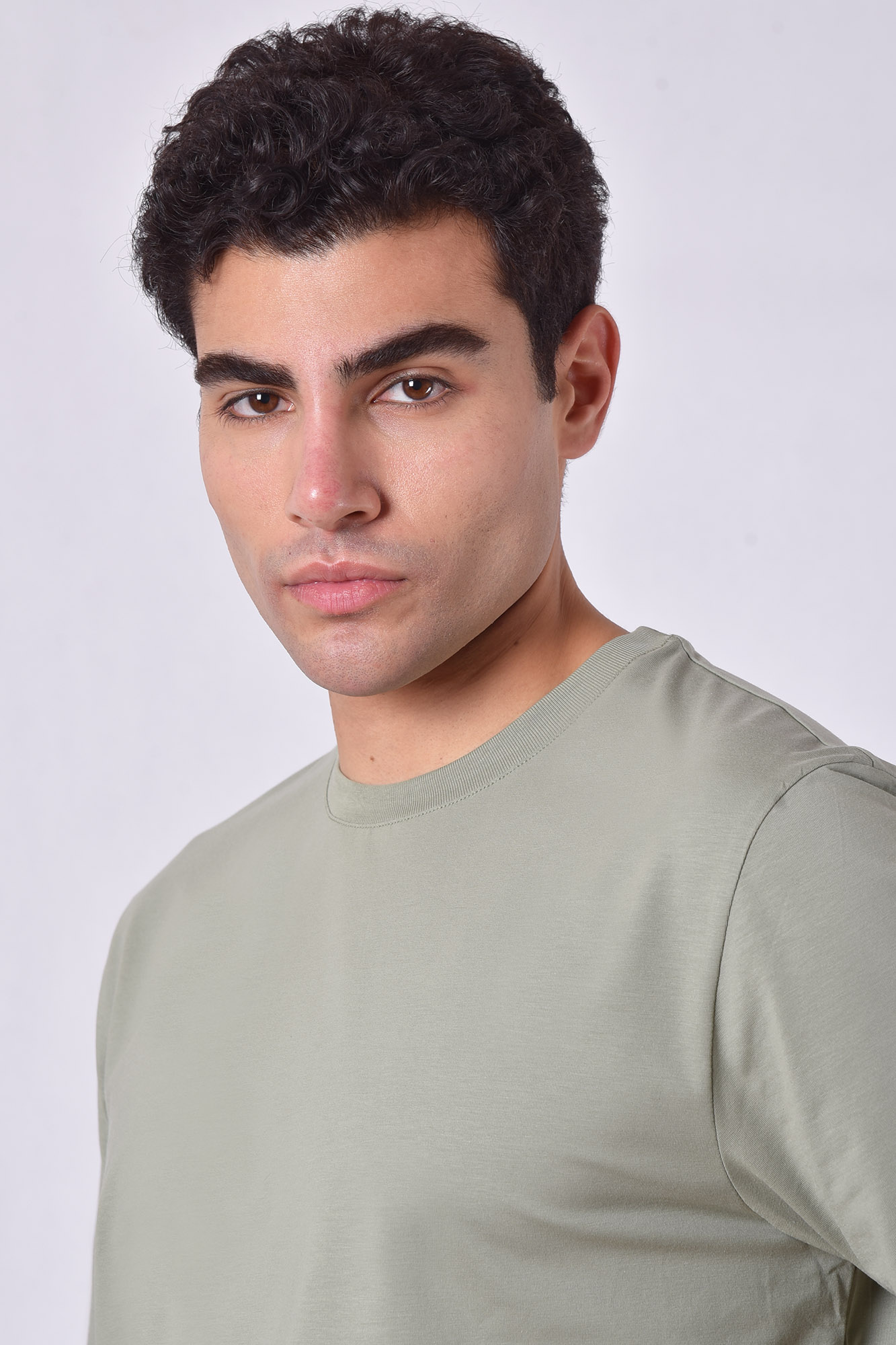 تیشرت آستین کوتاه یقه گرد بیسیک