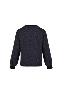 تی شرت آستین بلند یقه گرد شنل دوزی