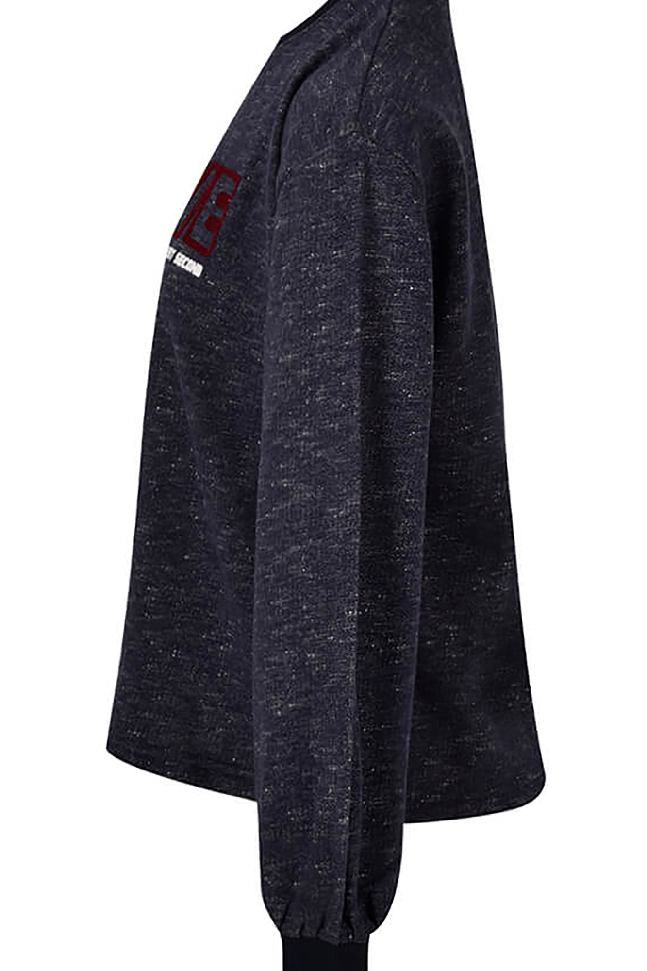 تی شرت آستین بلند یقه گرد شنل دوزی