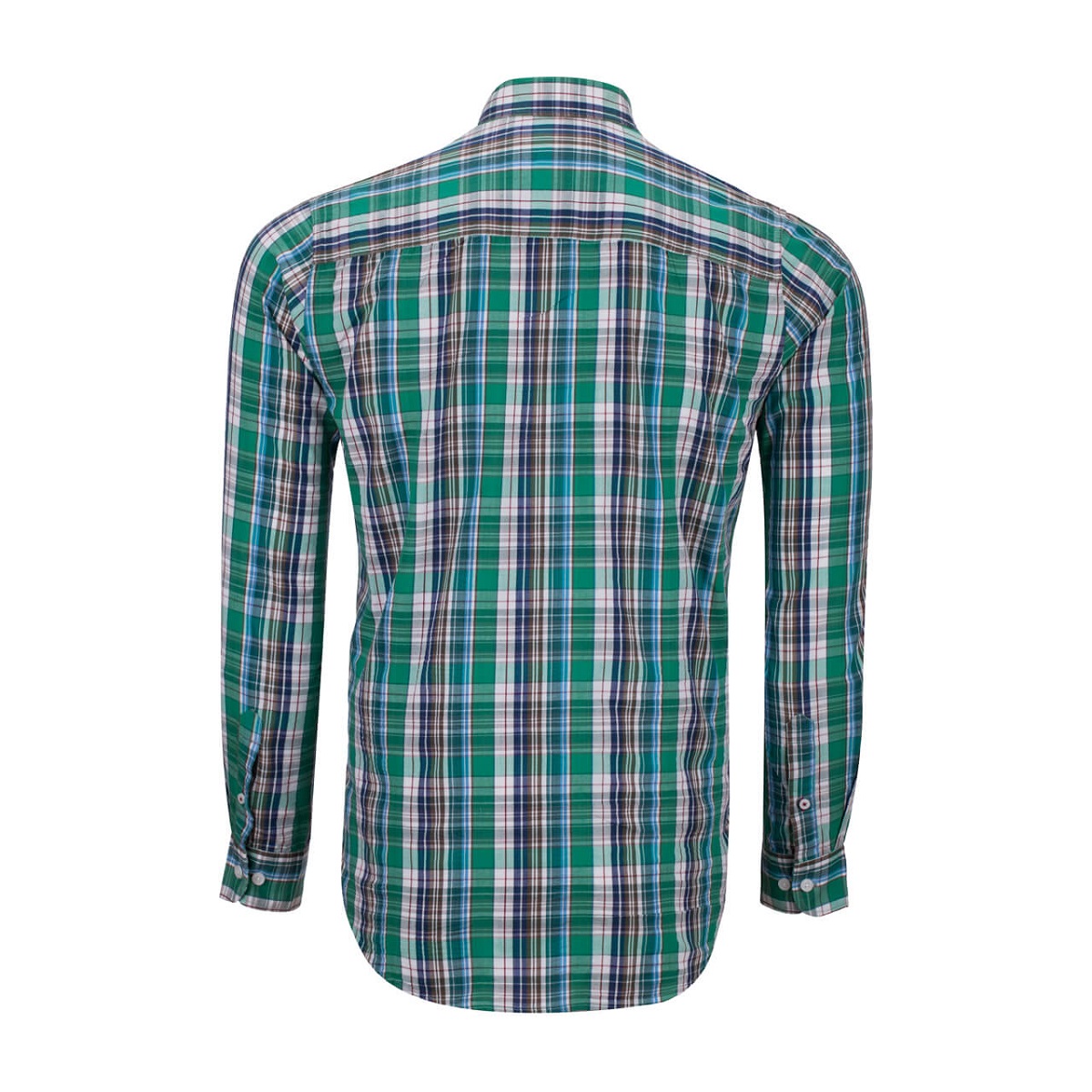 پیراهن چهارخونه آستین بلند