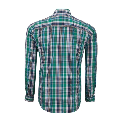 پیراهن چهارخونه آستین بلند