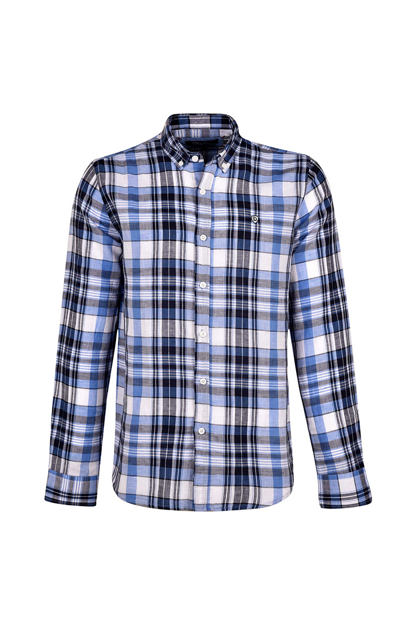 پیراهن چهارخونه آستین بلند