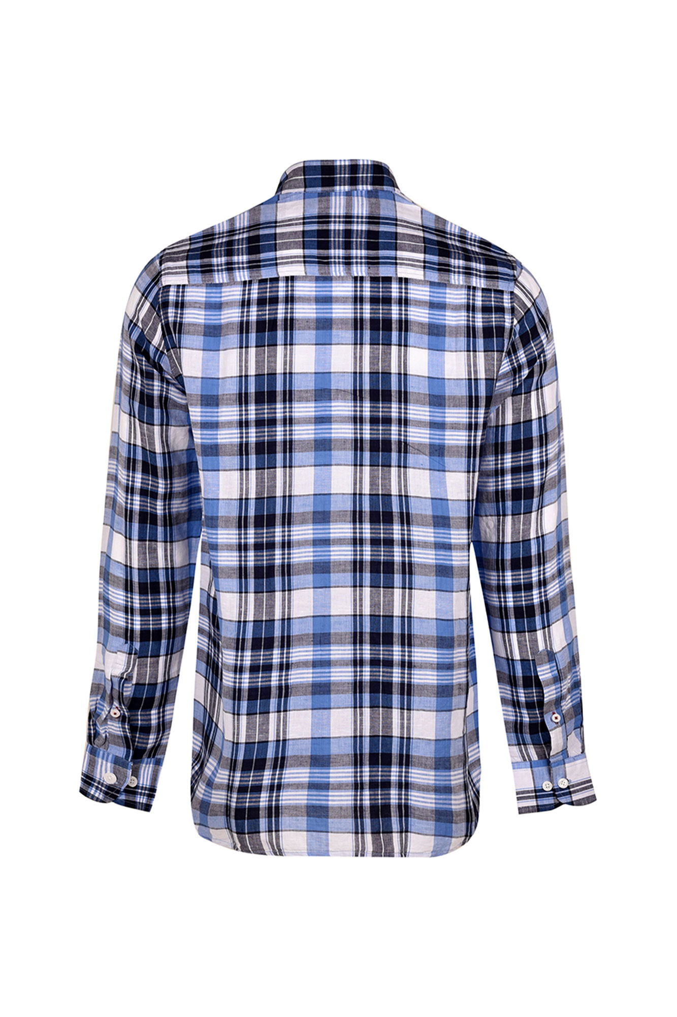 پیراهن چهارخونه آستین بلند