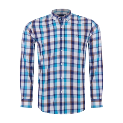 پیراهن چهارخونه آستین بلند