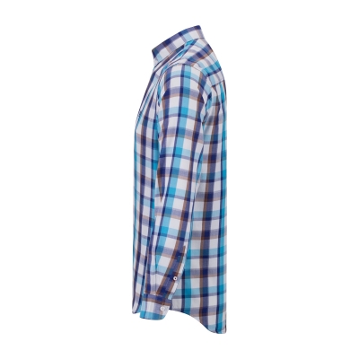 پیراهن چهارخونه آستین بلند