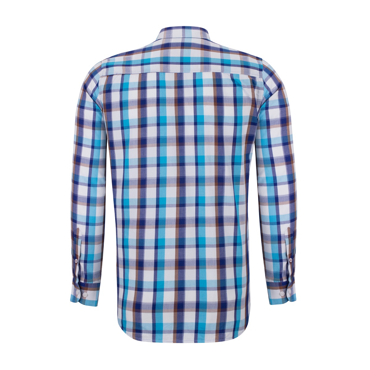 پیراهن چهارخونه آستین بلند