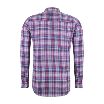 پیراهن چهارخونه آستین بلند