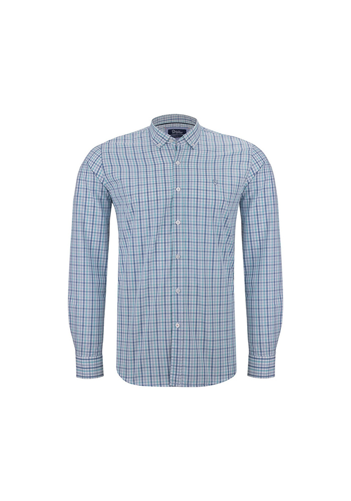 پیراهن آستین بلند یقه دار