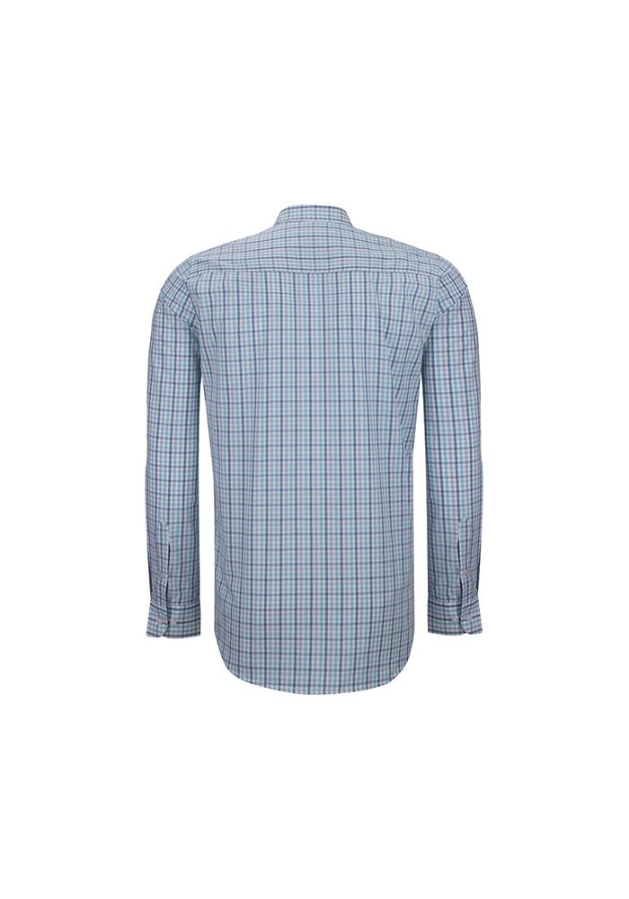 پیراهن آستین بلند یقه دار