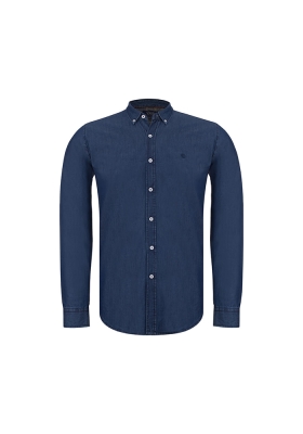 پیراهن جین ساده رگولار فیت