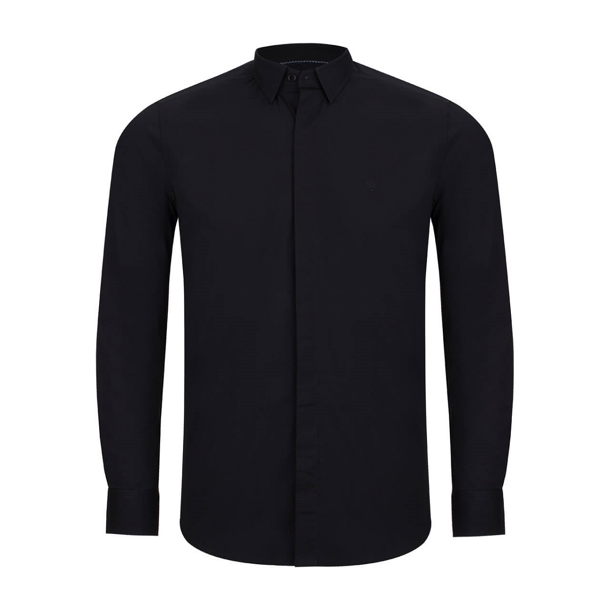 پیراهن آستین بلند یقه دار