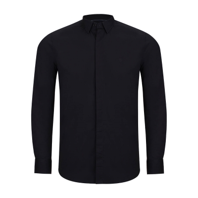 پیراهن آستین بلند یقه دار