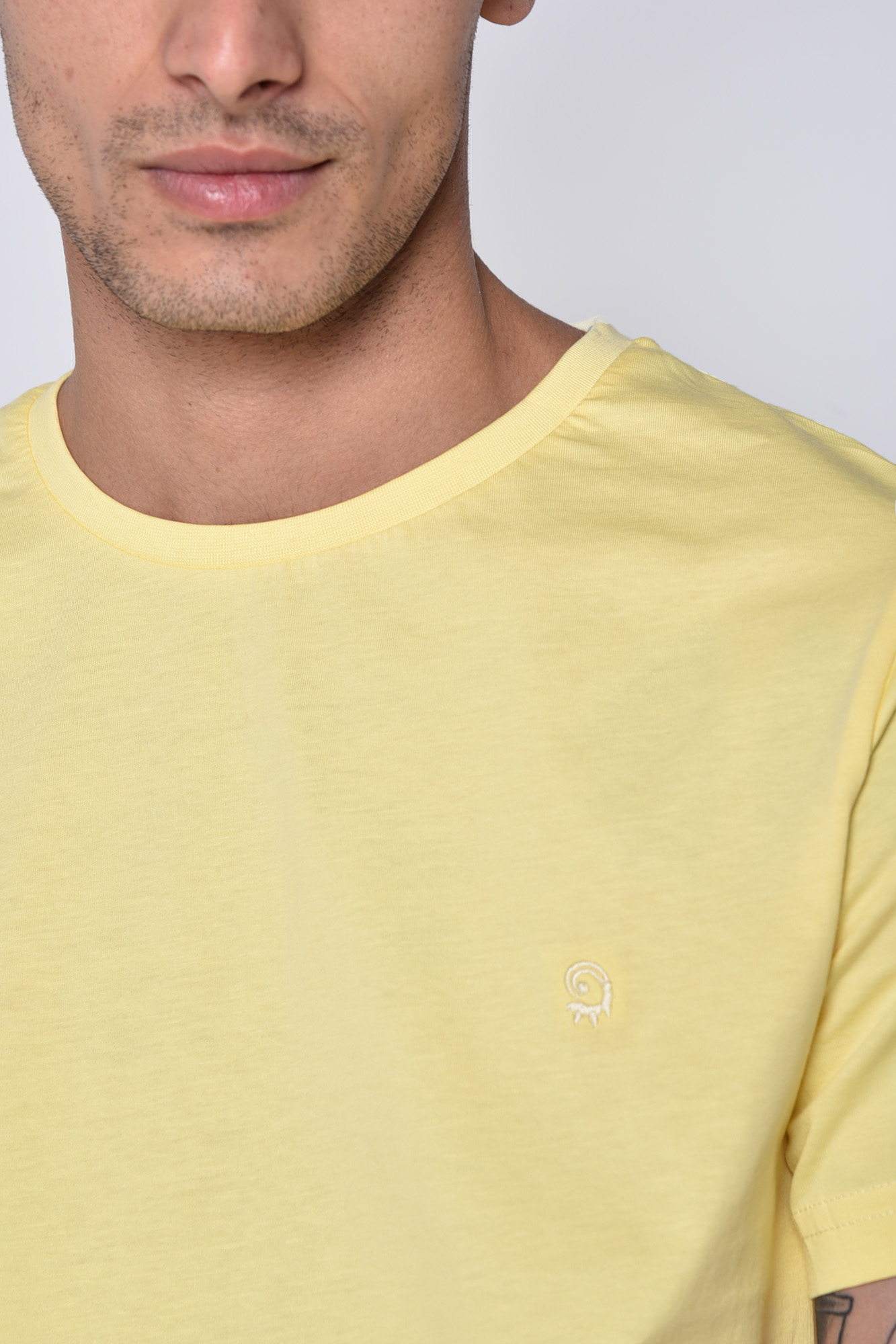 تیشرت آستین کوتاه یقه گرد بیسیک