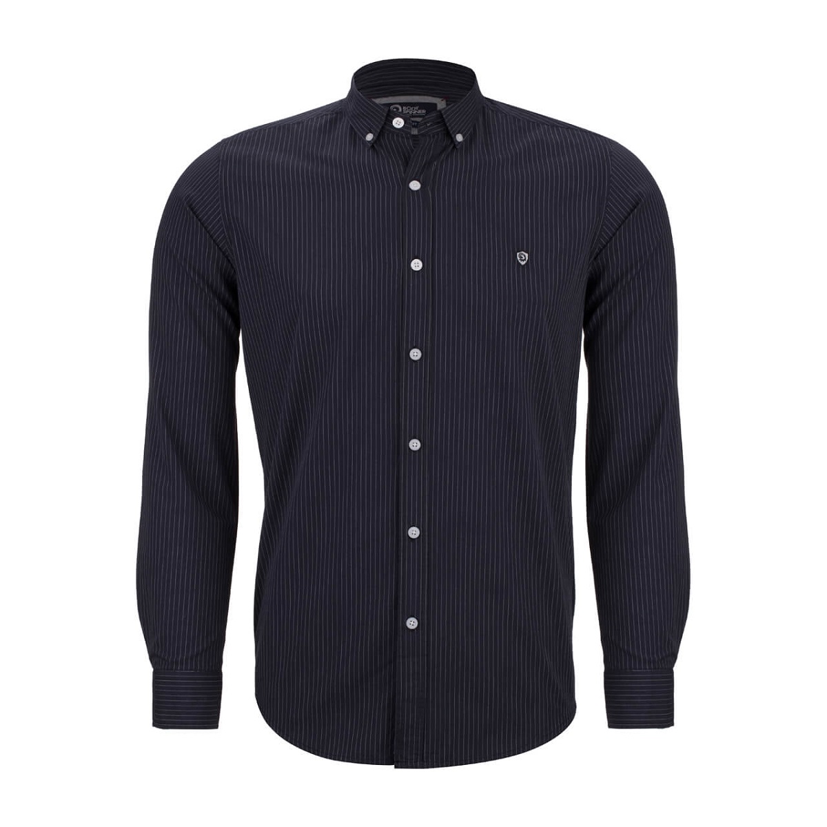 پیراهن آستین بلند یقه دار