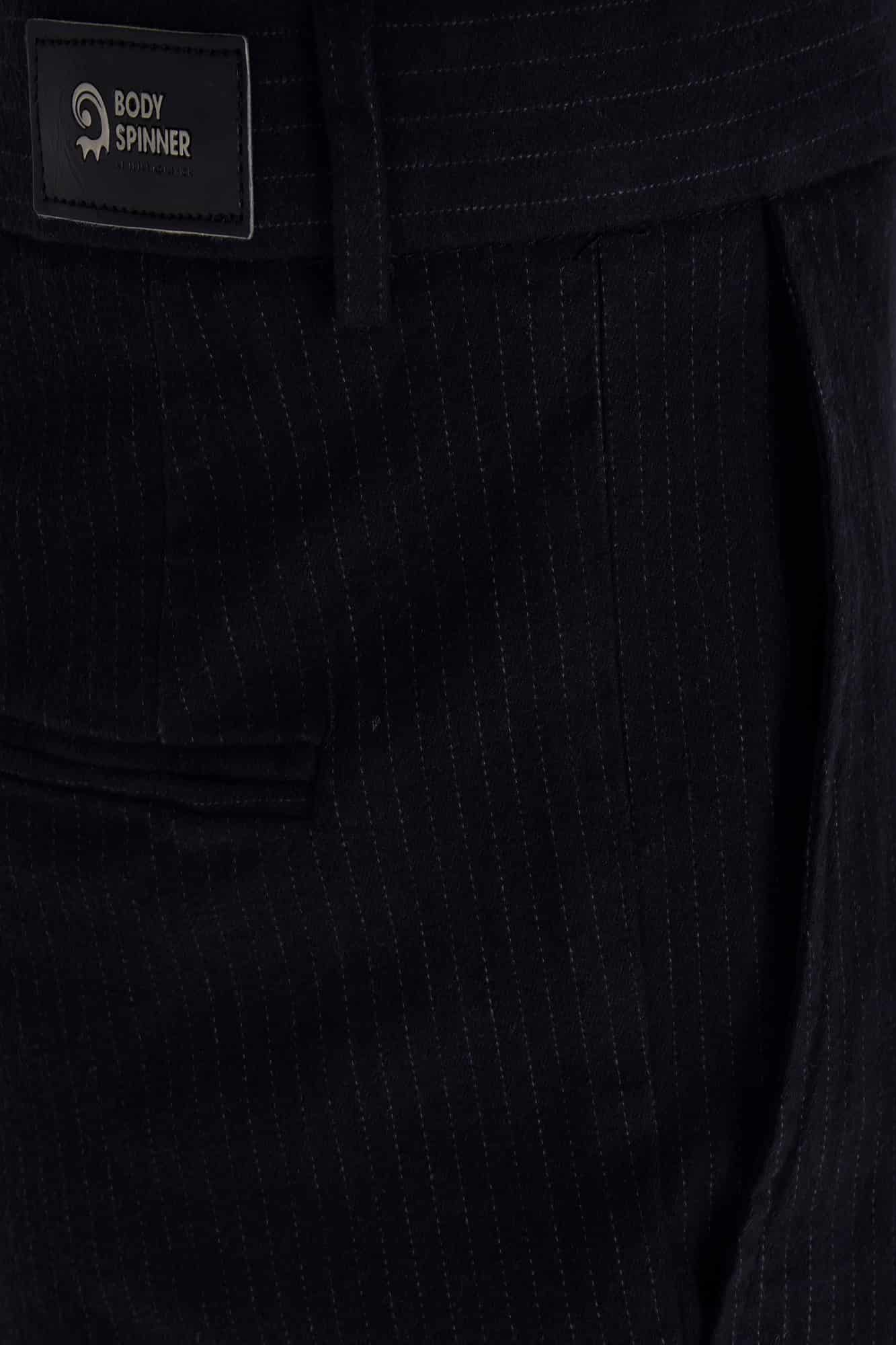 شلوار پارچه ای پشمی راه راه