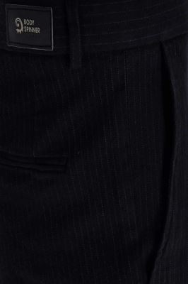 شلوار پارچه ای پشمی راه راه