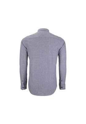 پیراهن چهارخونه ریز رگولار فیت