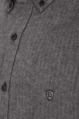 پیراهن راه راه جناقی رگولار فیت