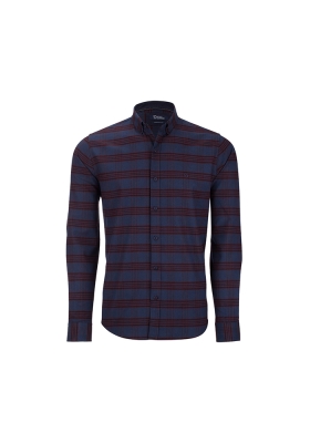 پیراهن چهارخونه درشت رگولار فیت