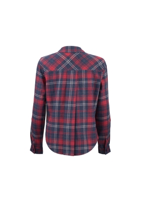 شومیز چهارخانه فیت