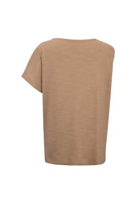 تی شرت آستین کوتاه یقه باز