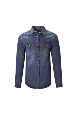 پیراهن جین دو جیب اسلیم فیت