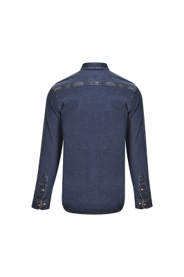 پیراهن جین دو جیب اسلیم فیت